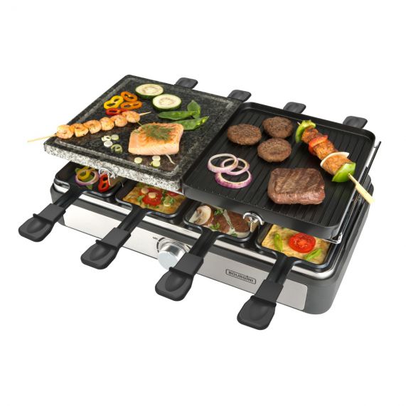 stapel nevel Verblinding Gourmette/Raclette/Stone Grill Plus 8P | Bourgini